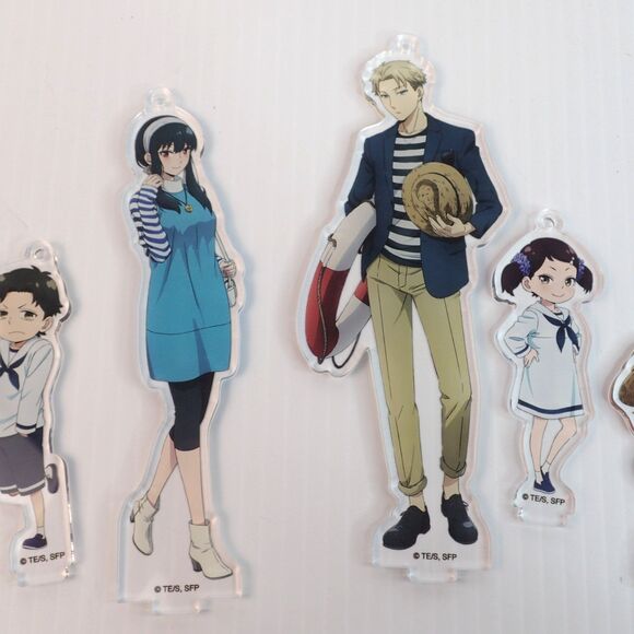 Spy x Family Anya Loid Yor Forger Damian Becky Acrylic Stand Set of 5 - Picture 4 of 8